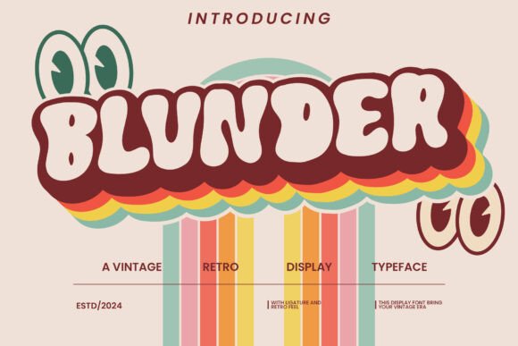 Blunder: A Display Font That Adds Joy to Your Editorial Projects