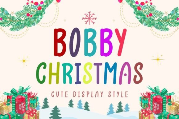Bobby Christmas Font for Warm Branding and Holiday Design