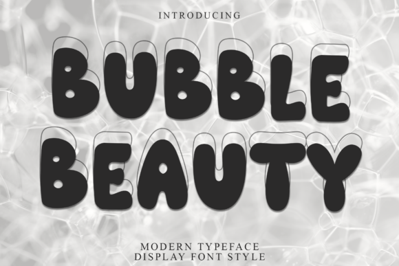 Bubble Beauty Display Font for Modern Web Design Projects
