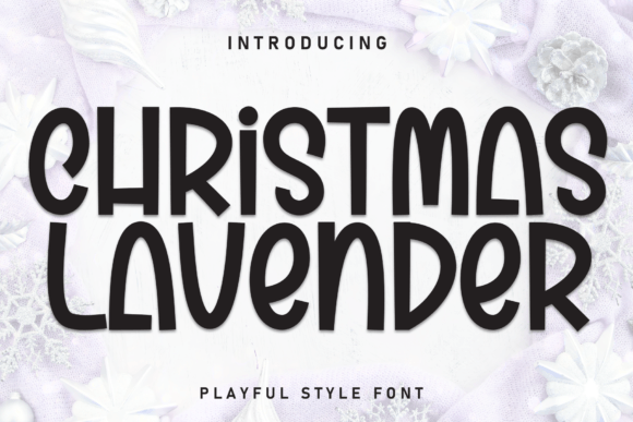 Christmas Lavender Handwritten Font for Playful Brand Campaigns
