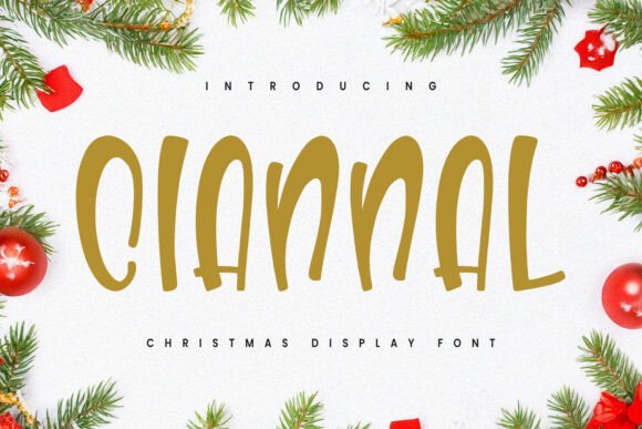Ciannal: A Handwritten Display Font for Modern Web Design