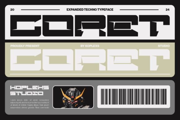 Coret Display Font for Crafters and Small Shop Owners