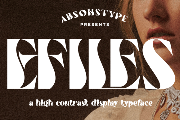 Efiles: A Bold Display Typeface