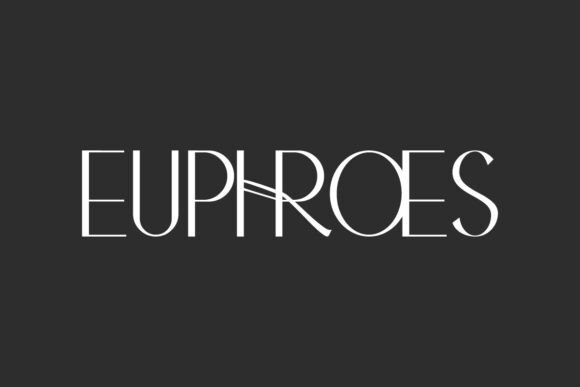 Euphroes Font for Business Branding