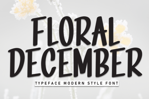 Floral December: A Handwritten Display Font for Sweet Small Business Branding