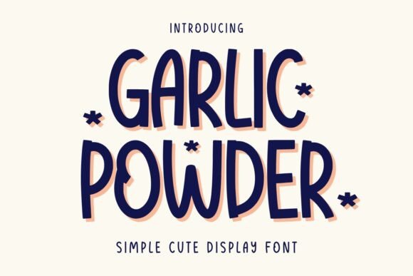 Garlic Powder Font for Business Branding