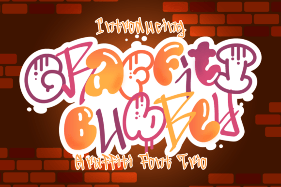 Graffiti Bubbly Font