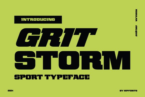 Gritstorm Font for Bold Campaigns