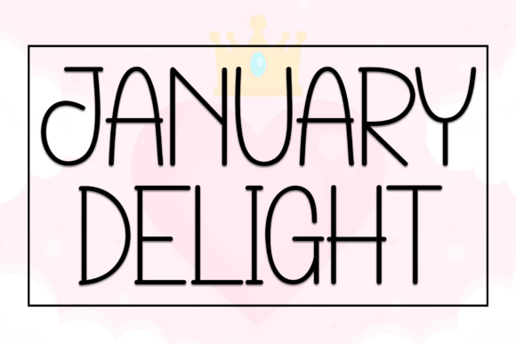 January Delight: A Handwritten Font for Brand Logos and Packaging