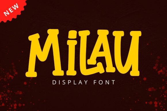 Milau Display Font for Campaign Design