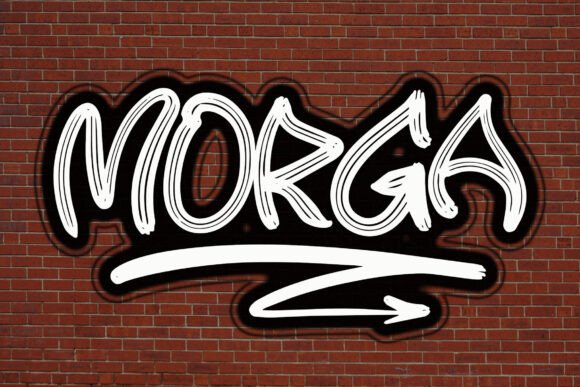 Morga Font: Bold Urban Style for Creative Projects