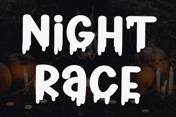 Nighty Race: A Whimsical Display Font for Modern Design