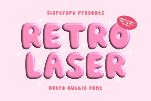 Retro Laser Font for Bold Design