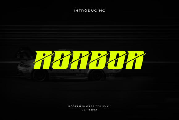 Ronbor: A Display Font for Bold Campaigns
