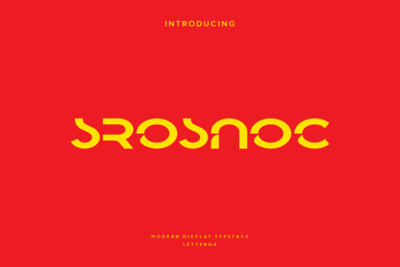 Srosnoc Font for Bold Campaign Headlines and Display Text