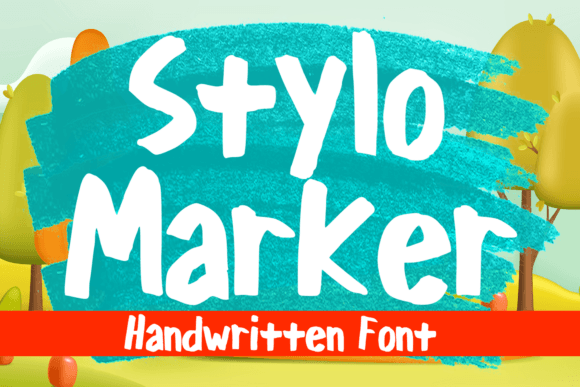 Stylo Marker: A Bold Hand Lettered Font for Campaign Design