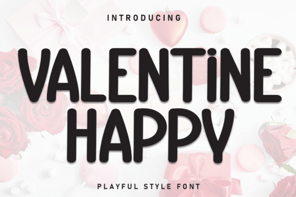 Valentine Happy Font