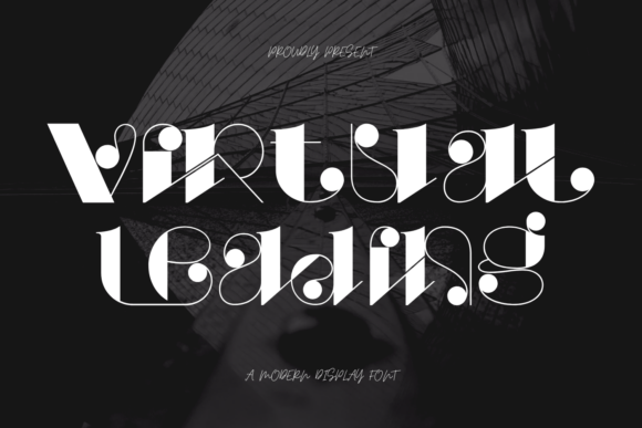 Virtual Leading: A Bold Display Font for Standout Business Branding