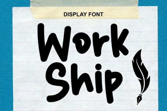 Workship Font: Handwritten Elegance for Makers